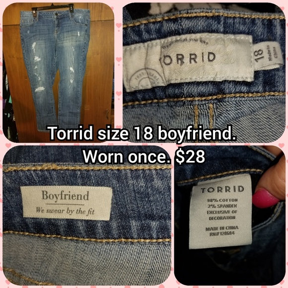 torrid Denim - Torrid size 18 boyfriend torrid Denim - Torrid size 18 boyfriend